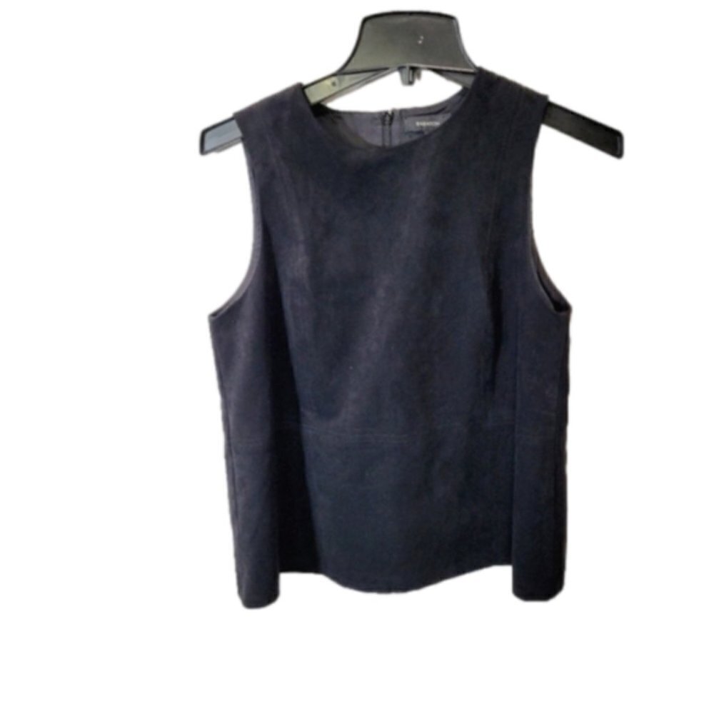 Babaton Rolando faux suede sleeveless top